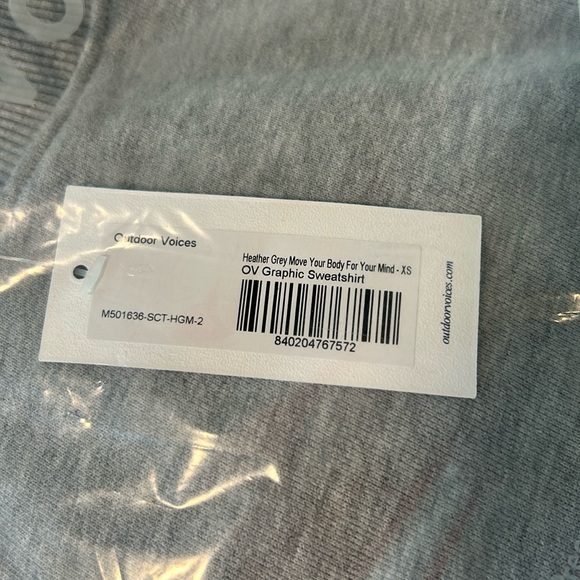 NWT OV Graphic Sweatshirt from Outdoor Voices - Picture 3 of 10